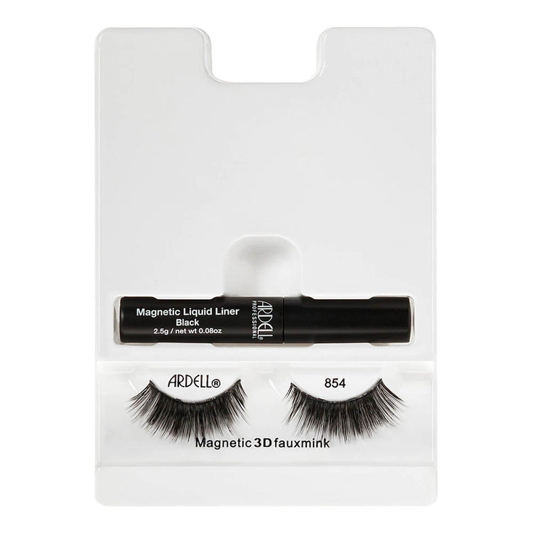 Ardell Magnetic 3D Fauxmink Liner & Lash Kit-854 Black 65000