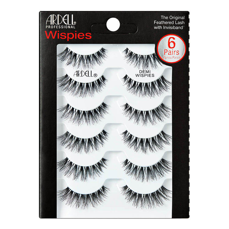 Ardell Wispies Lashes 6 Pairs - Demi Wispies Black 65708
