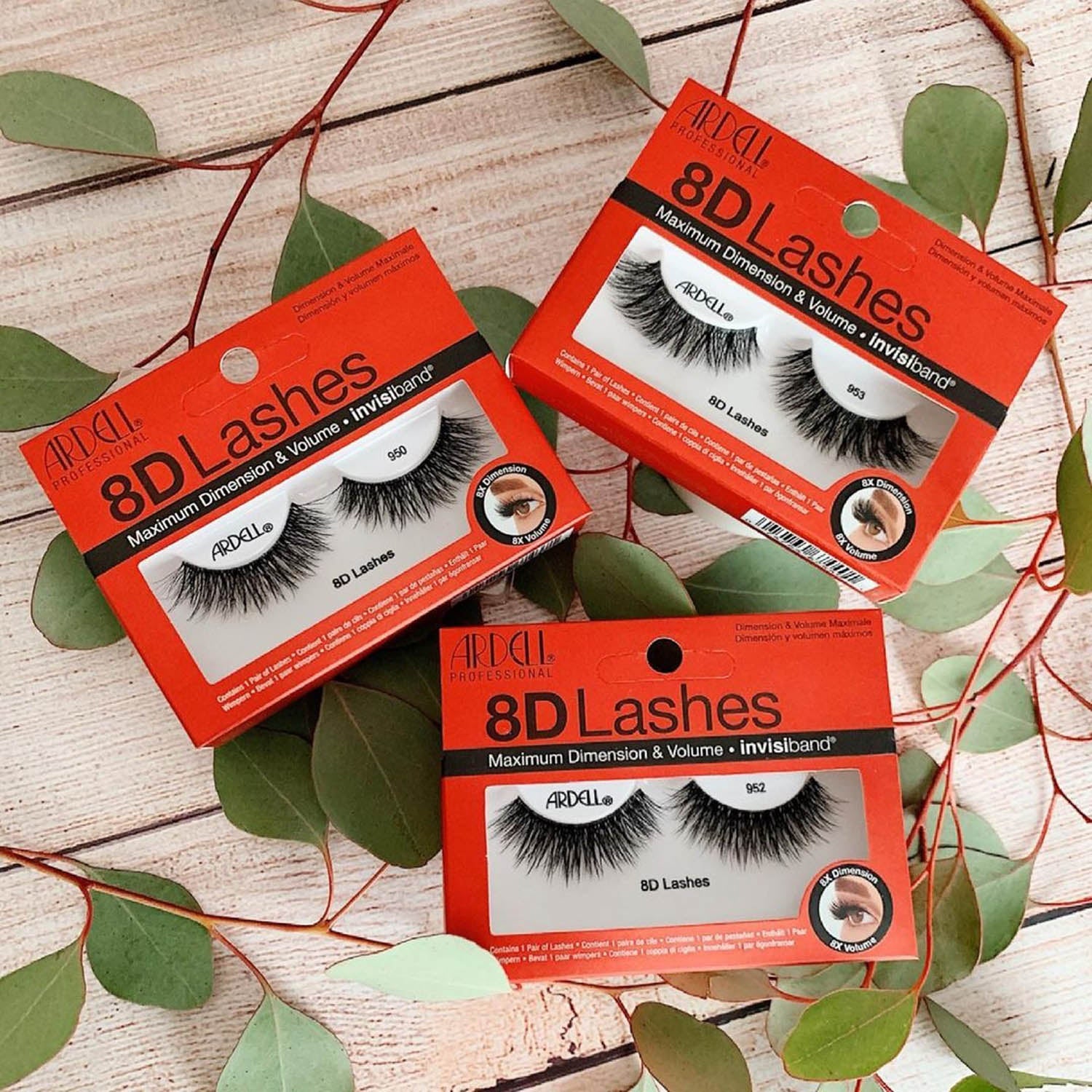 Ardell 8D Lashes 1 Pair - 953 Black 67440