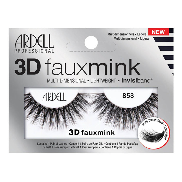 Ardell 3D Fauxmink Lashes 1 Pair - 853 Black 67449