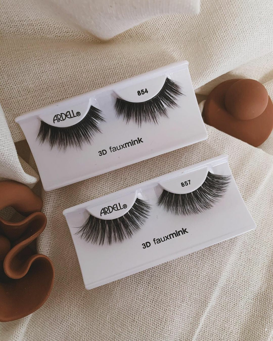 Ardell 3D Fauxmink Lashes 1 Pair - 854 Black 67450