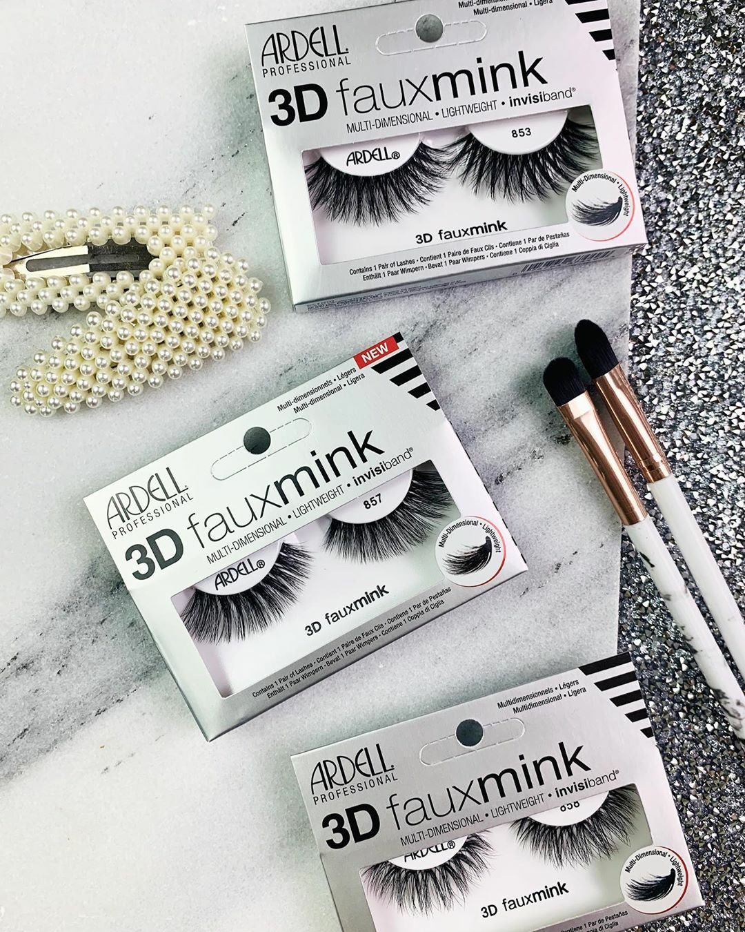 Ardell 3D Fauxmink Lashes 1 Pair - 857 Black 67453