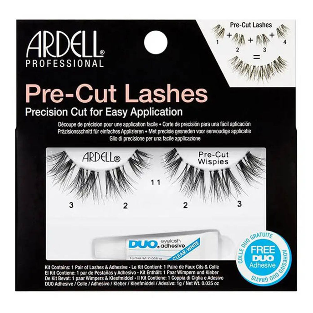 Ardell Pre-Cut Lashes 1 Pair - Pre-Cut Wispies Black 67463