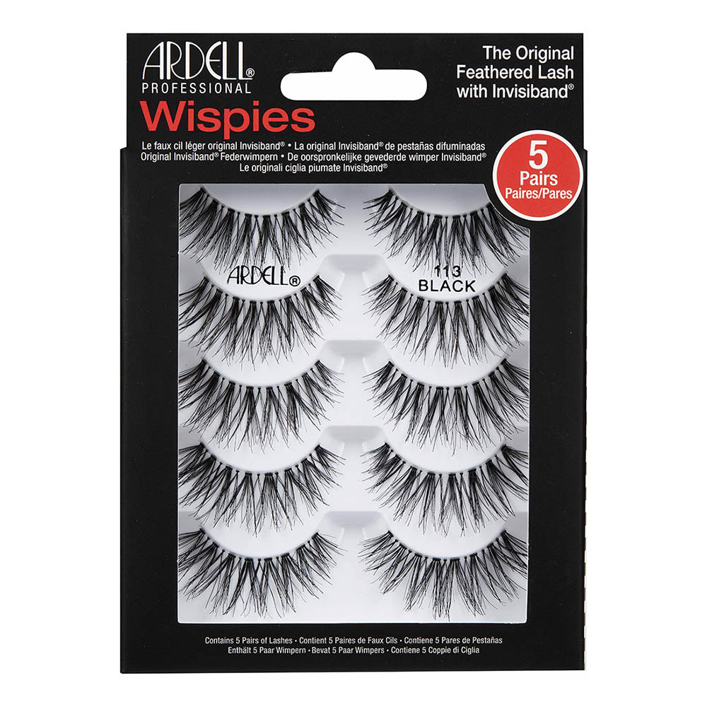Ardell Wispies Lashes 5 Pairs - Wispies 113 Black 67516