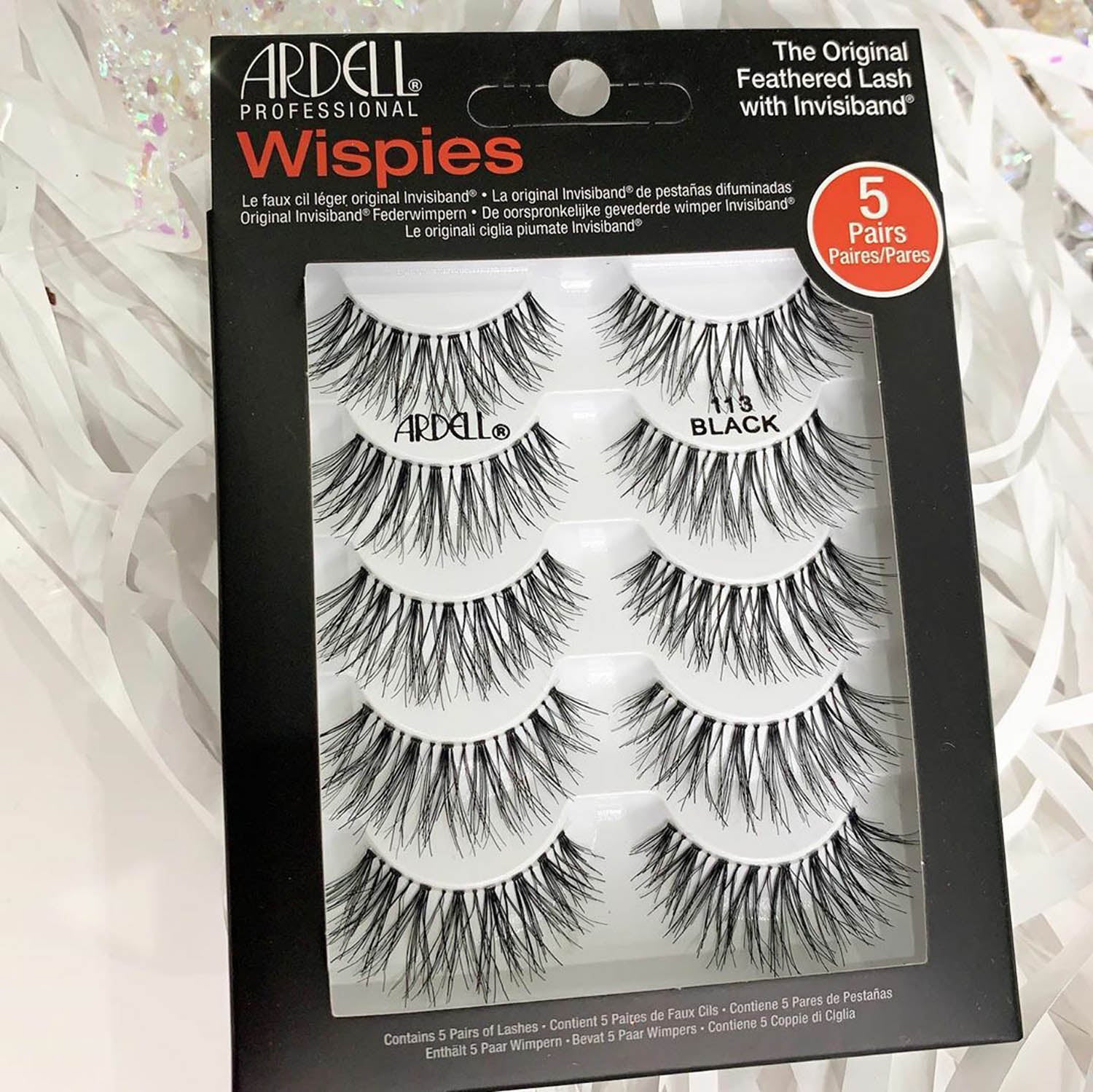 Ardell Wispies Lashes 5 Pairs - Wispies 113 Black 67516