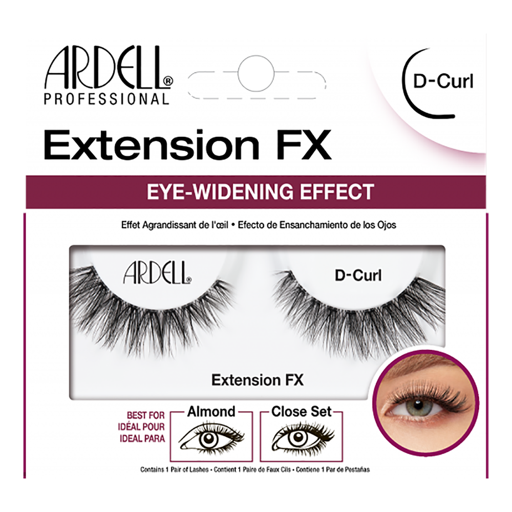 Ardell Extension FX Lashes- Eye-Widening Effect D-Curt 68693