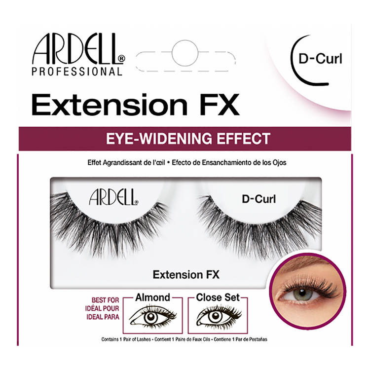 Ardell Extension FX Lashes- Eye-Widening Effect D-Curt 68693