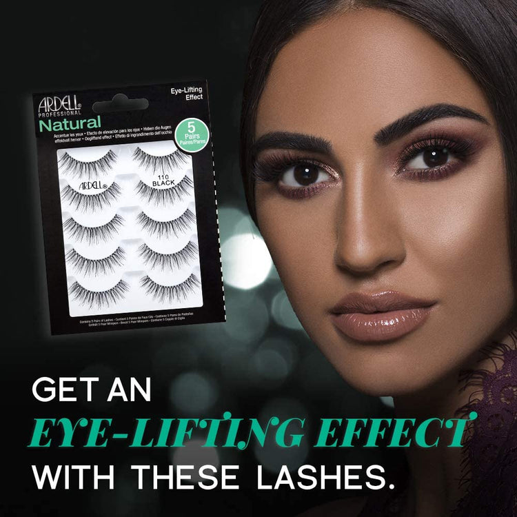 Ardell Natural Lashes 5 Pairs - 110 Black 68981