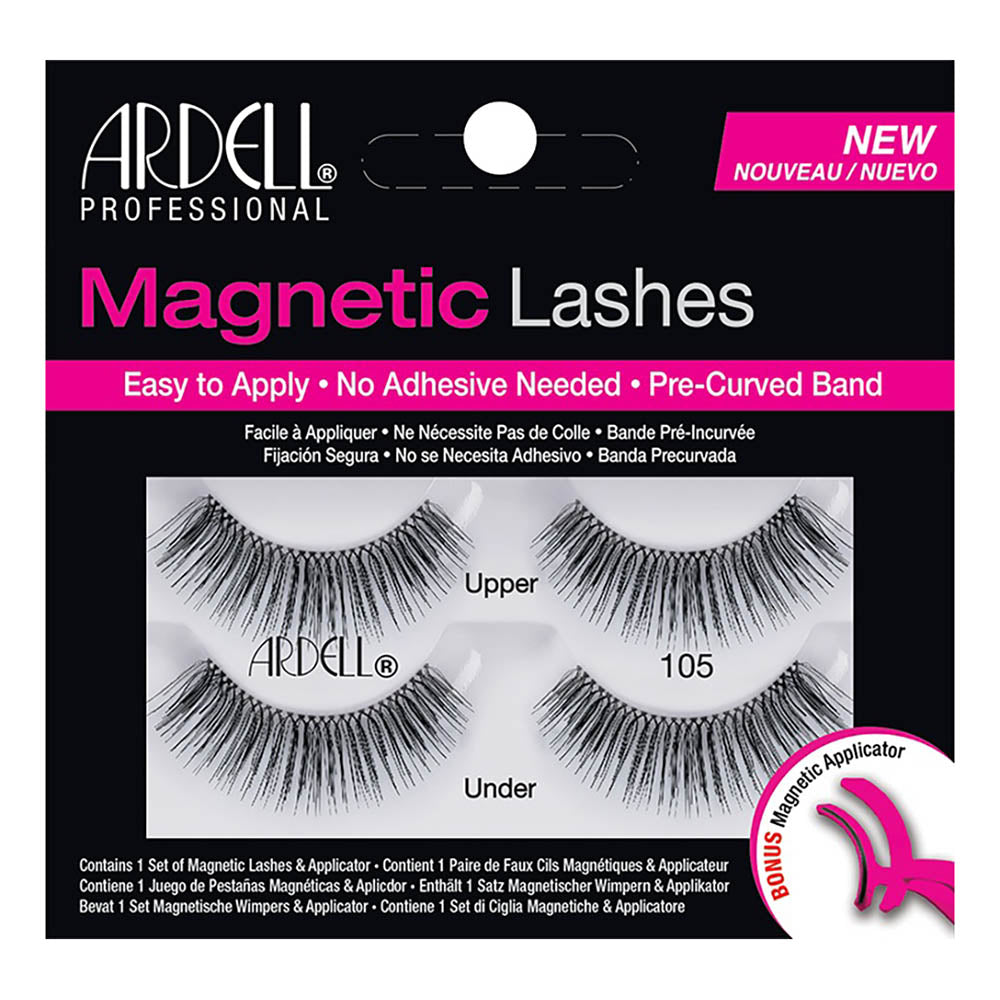 Ardell Magnetic Lashes 2 Pairs Upper/Under - 105 Black 70458