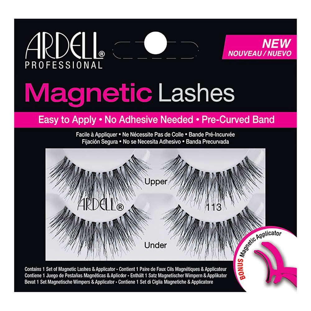 Ardell Magnetic Lashes 2 Pairs Upper/Under - 113 Black 70459