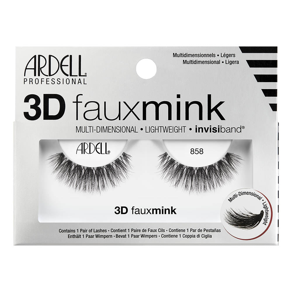 Ardell 3D Fauxmink Lashes 1 Pair - 858 Black 70481