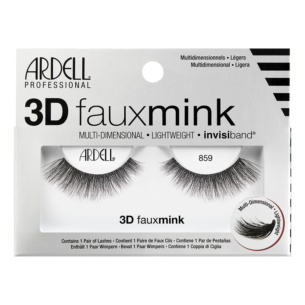 Ardell 3D Fauxmink Lashes 1 Pair - 859 Black 70482
