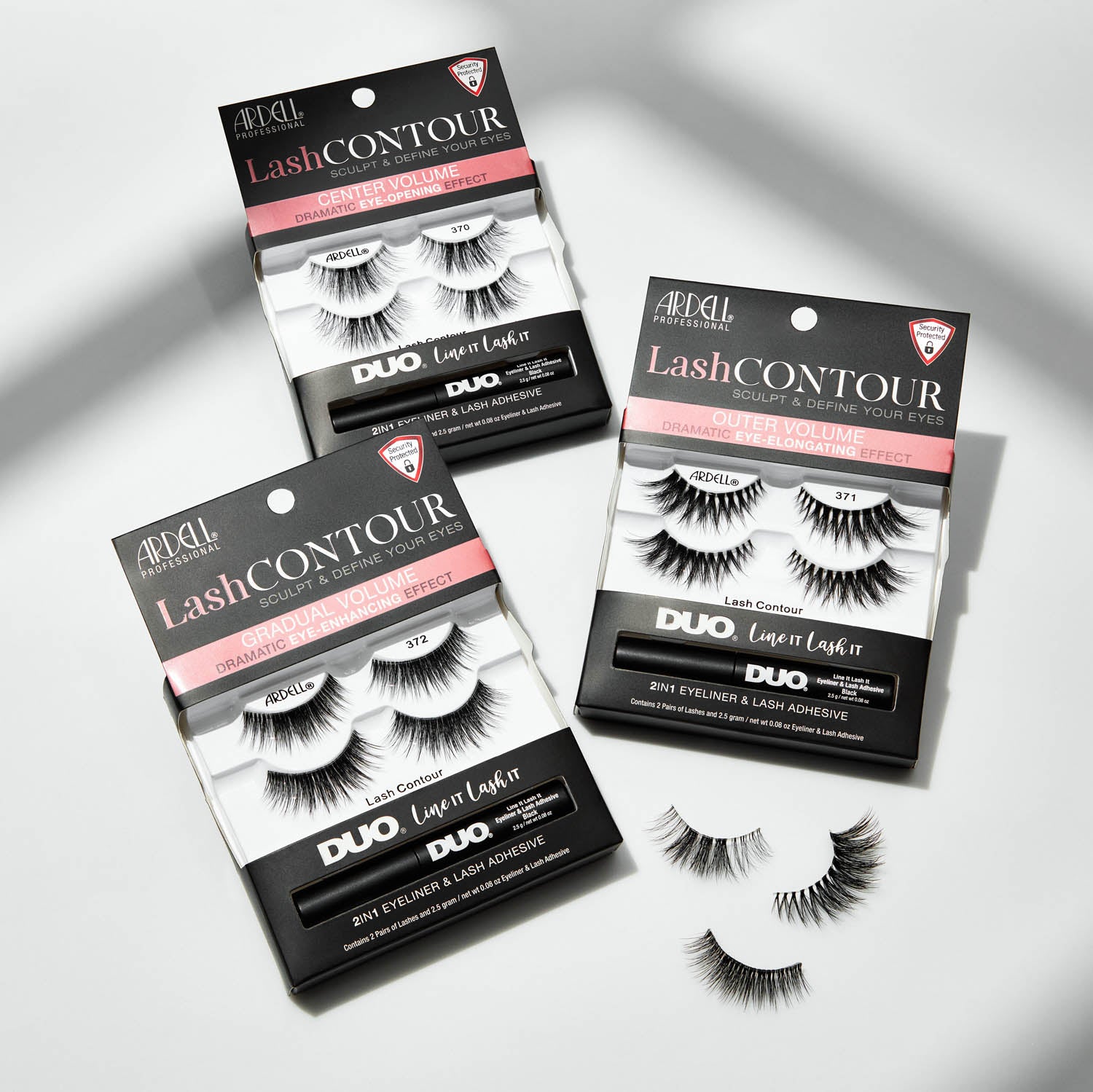 Ardell Lash Contour Center Volume 2 Pairs - 370 Black 71765