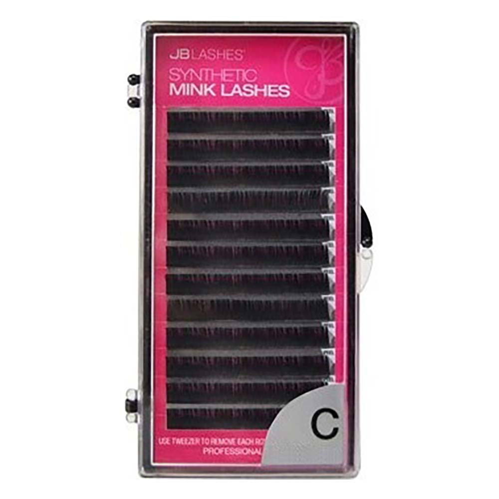 JB C-Curl, Mink Lashes, Black, 0.07 x 8mm JBMC0708