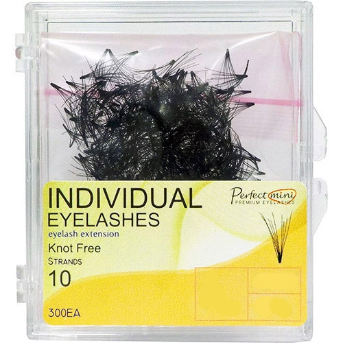 Individual Eyelashes Knot Free C-Curl 0.07x9mm 300ct.