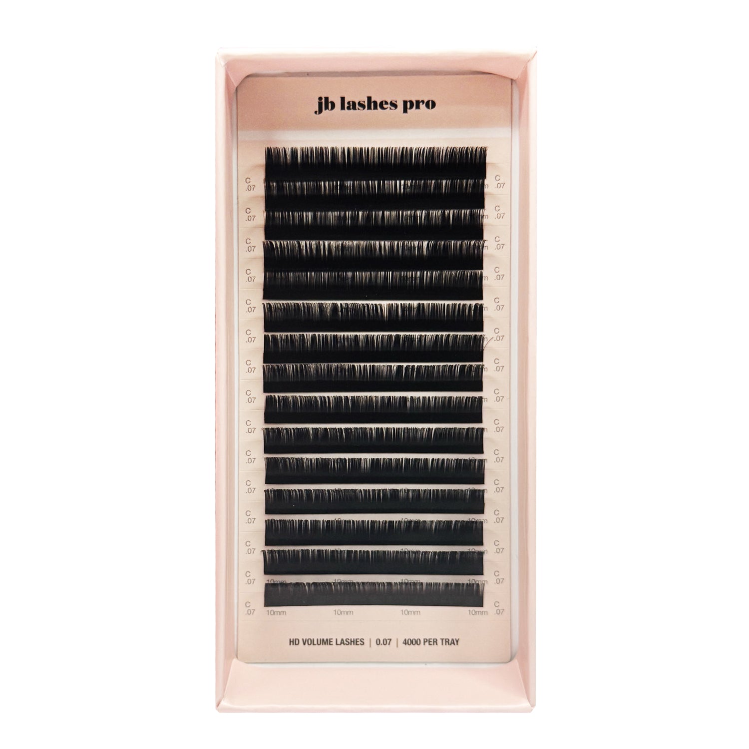 JB C-Curl,HD Volume Lashes 0.07x10mm JBCHD0710