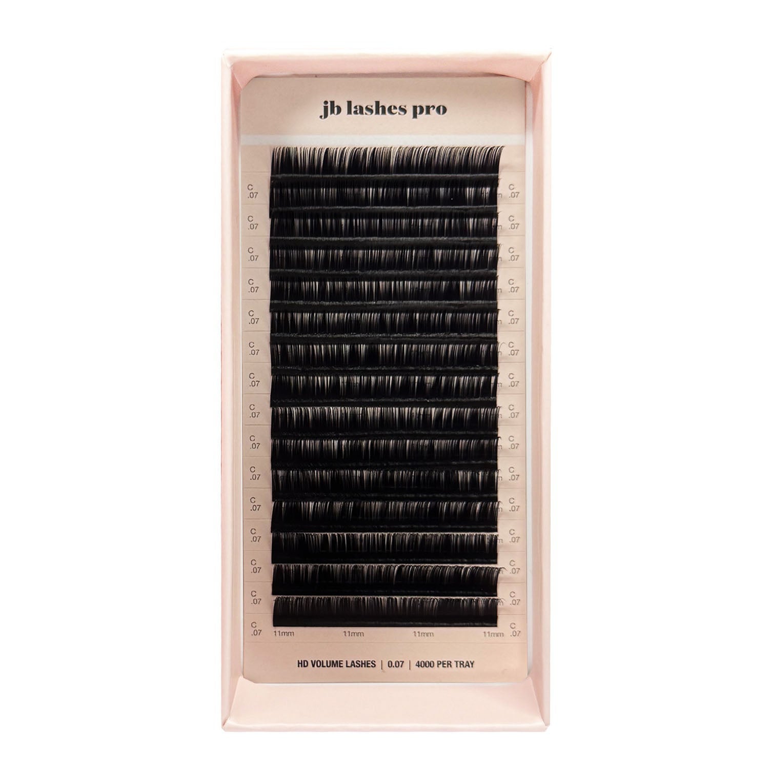 JB C-Curl,HD Volume Lashes 0.07x11mm JBCHD0711