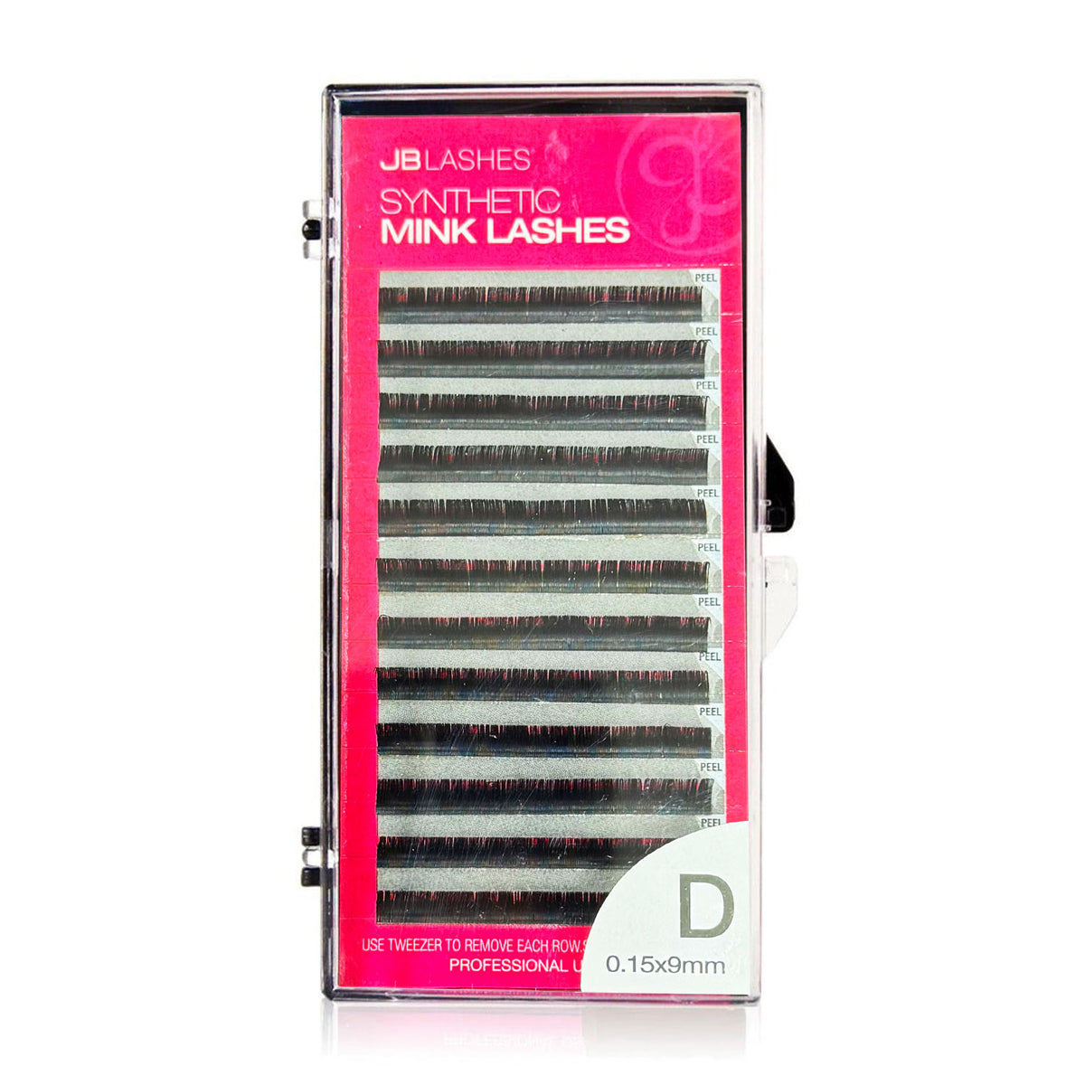 JB D-Curl, Cils de Vison, Noir, 0.15 x 9mm JBMD1509