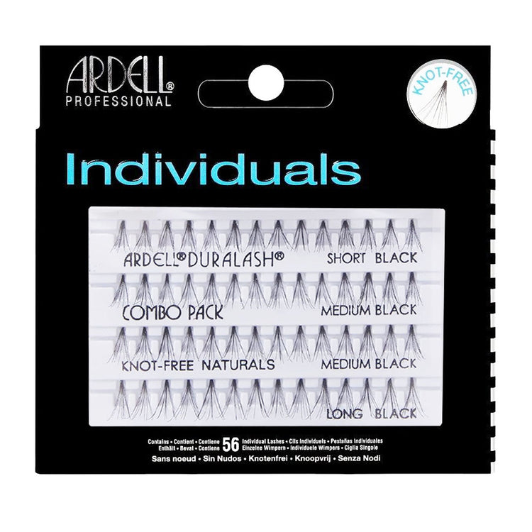 Ardell Individual Lashes Knot Free - Combo Black #65063