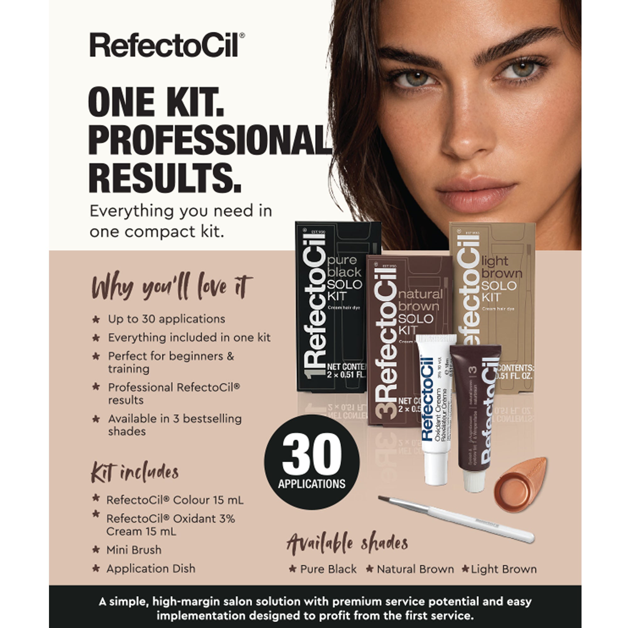Refectocil NEW Solo Kit Light Brown RC-5975 10299