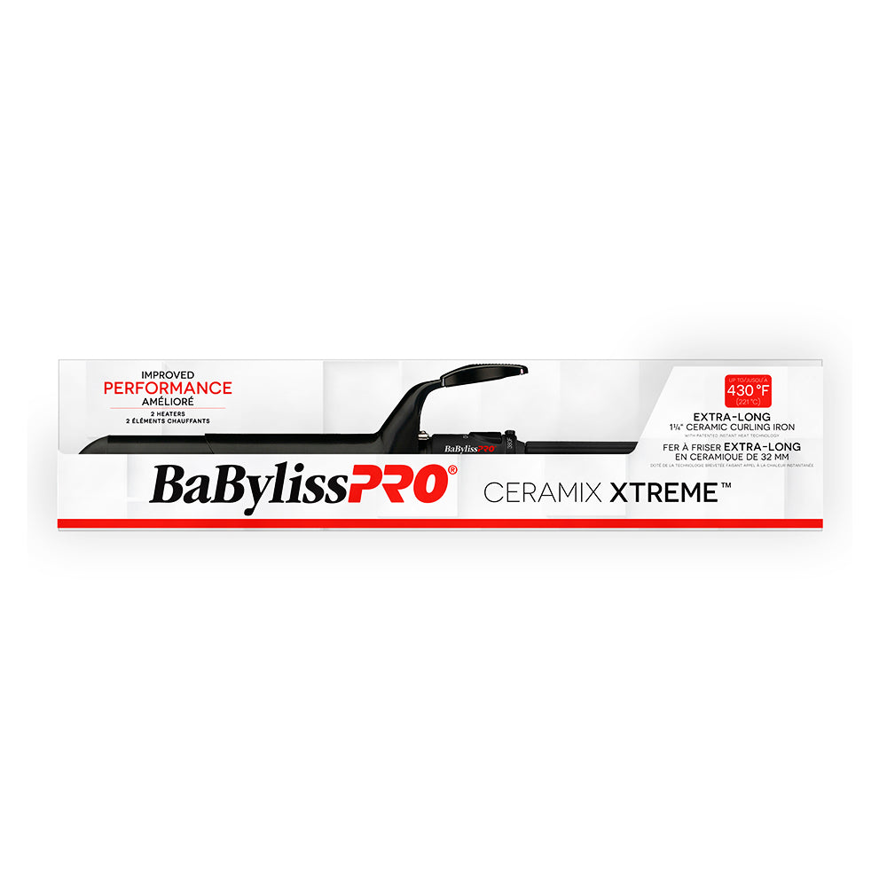 BaBylissPRO Extra-Long Curling Iron 1.25" BABC125XLSC 45350