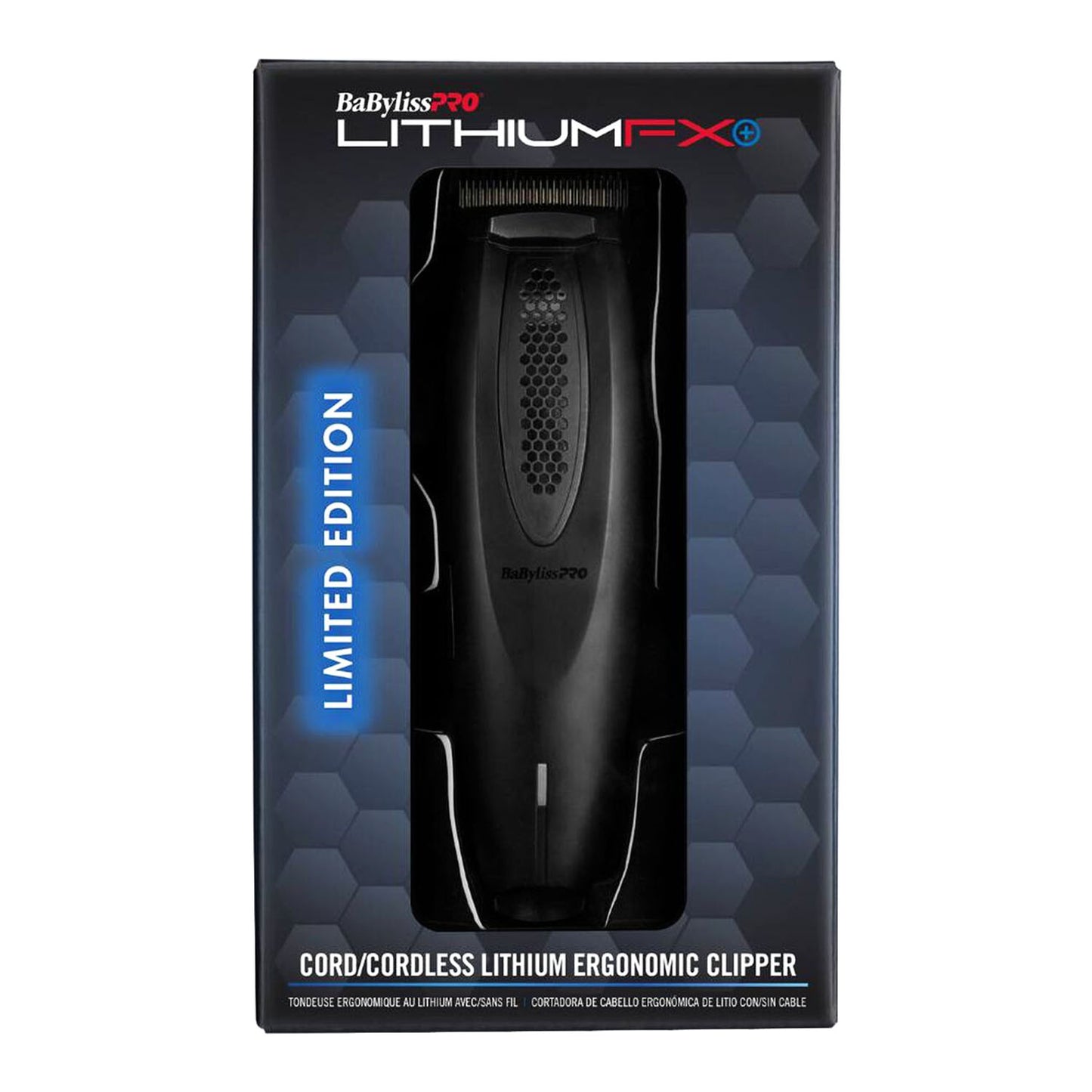 BaBylissPRO LITHIUMFX Ergonomic Housing Clipper FX673NSMB
