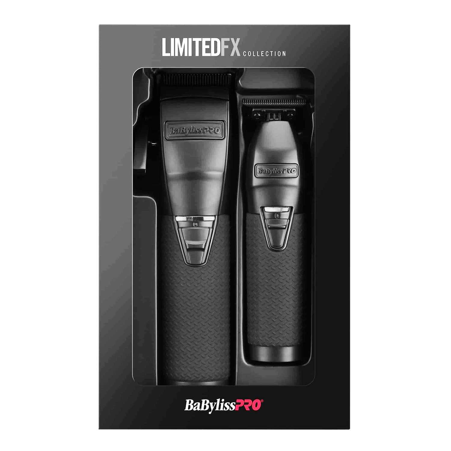 BaBylissPRO Matte Black Metal Clipper & Trimmer FXDUOCTMB