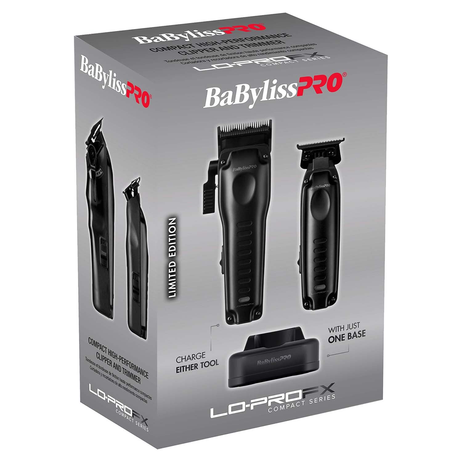 BaBylissPRO LO-PROFX Compact Clipper & Trimmer FX8272PKMB