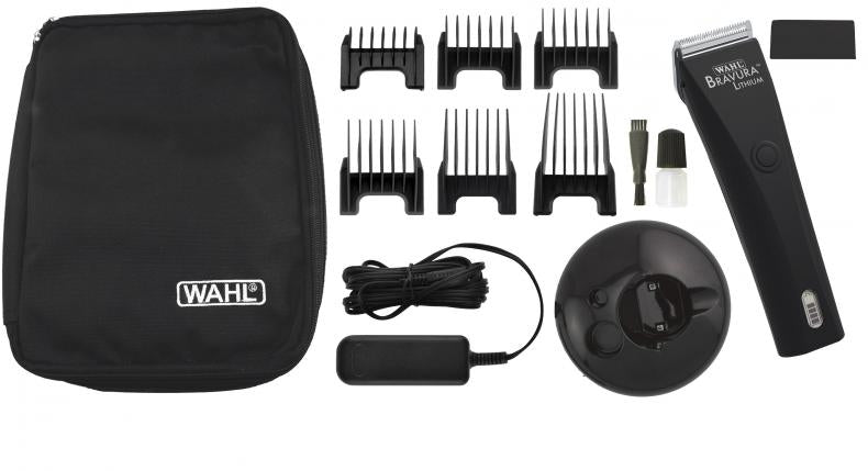 Wahl Prolithium Bravura Cord/Cordless Clipper Black #56359
