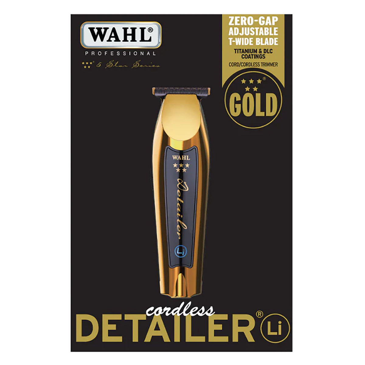 Wahl 5 Star Corless Trimmer Detailer Li Phiên bản vàng 56444