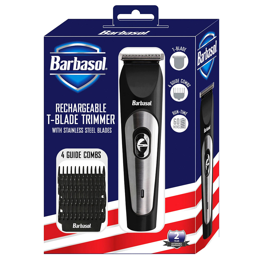 Barbasol T-Blade Rechargeable Trimmer CBT1-6001-BLK 84412
