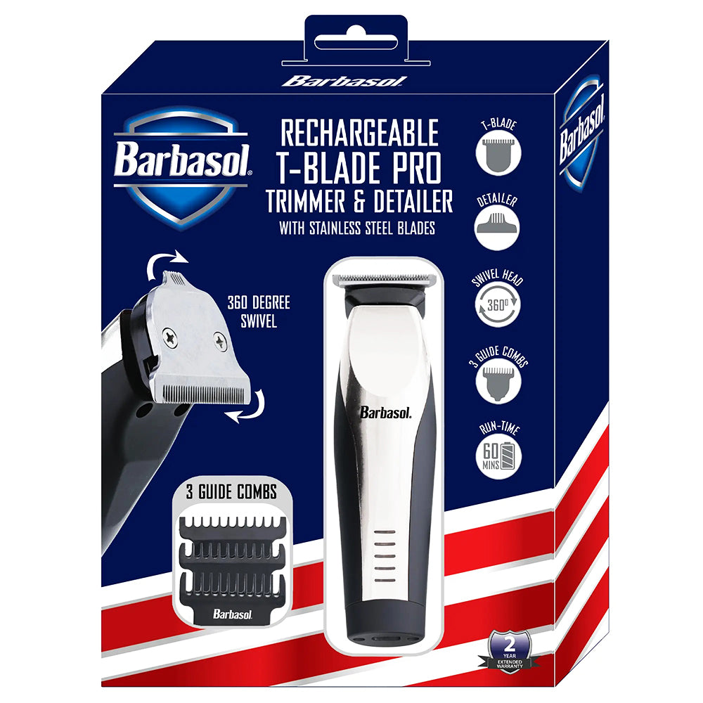 Barbasol T-Blade Pro Trimmer & Detailer CBT1-6003-BLK 84413