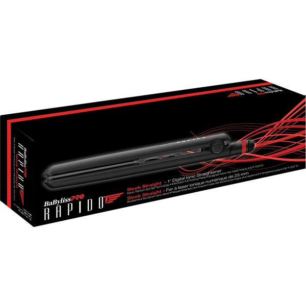 BabylissPRO Sleek Straight 1" Digital Straightener BABR2197C