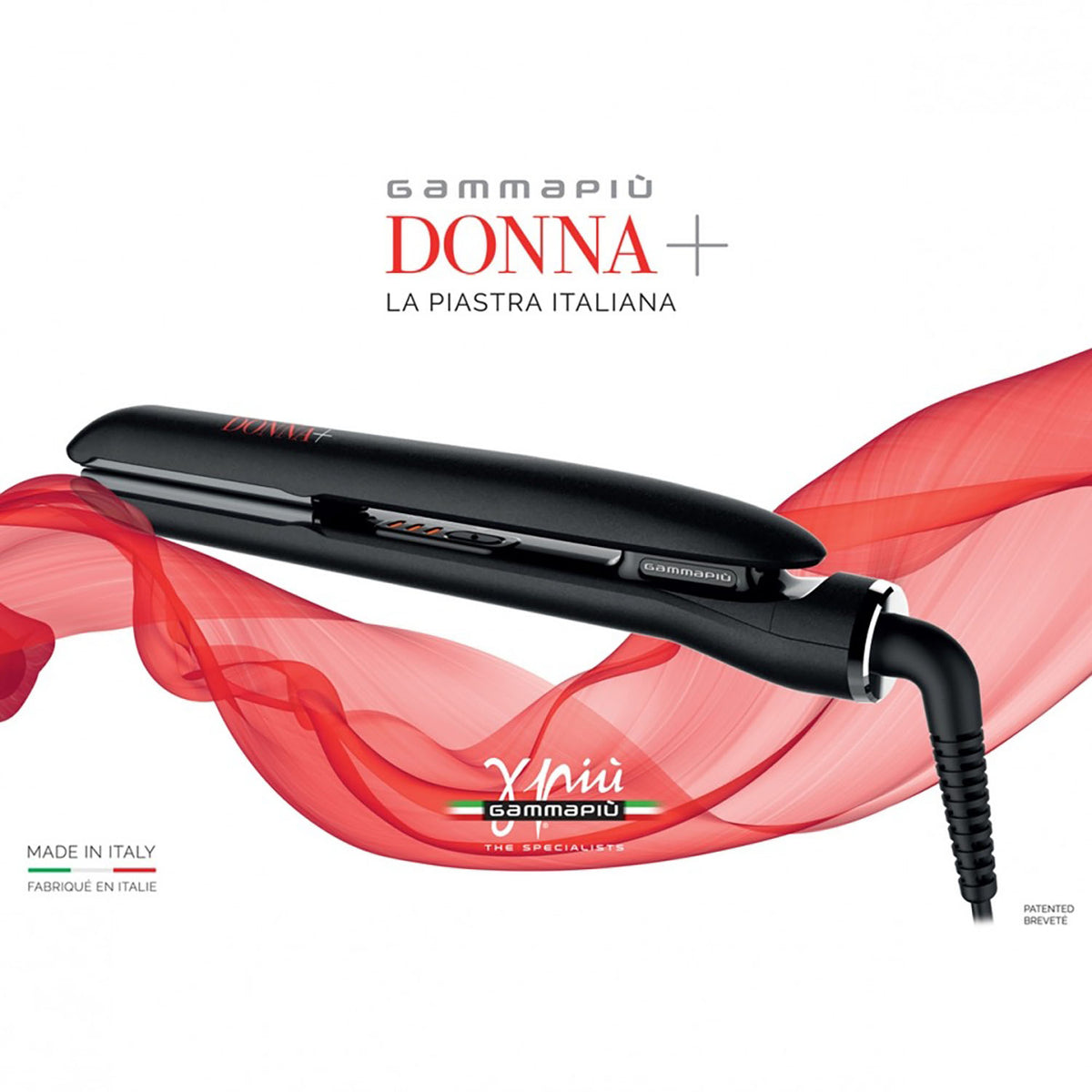 Gammapiu' Donna 1" Flat Iron GPDONNAC 02588