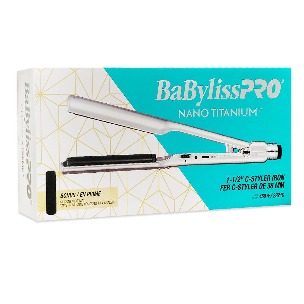 BaBylissPRO Nano Titanium 1-12" C-Styler Iron BNTC4082STC