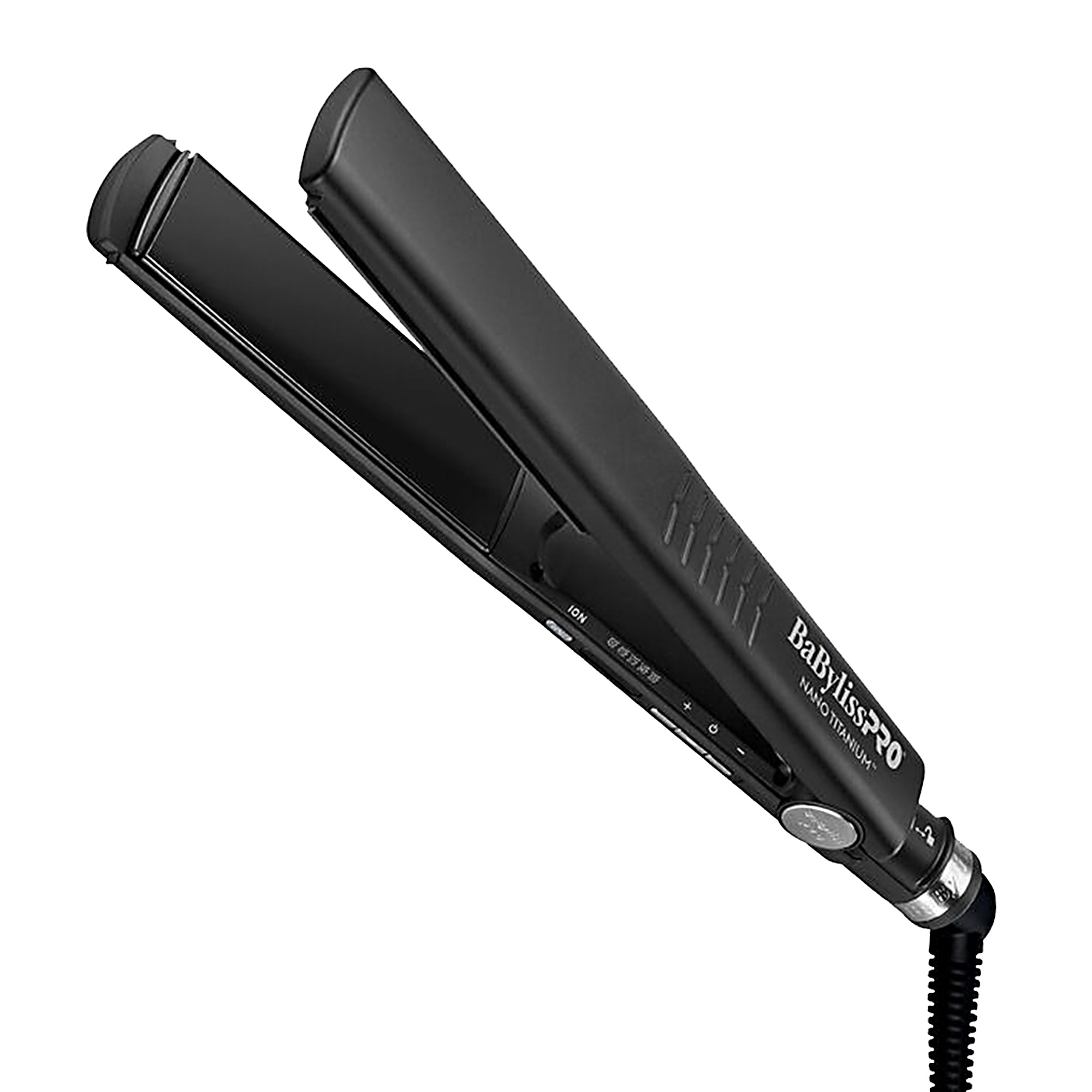 BabylissPRO Dual Ionic Flat Iron Matte Black 11/4" 47899