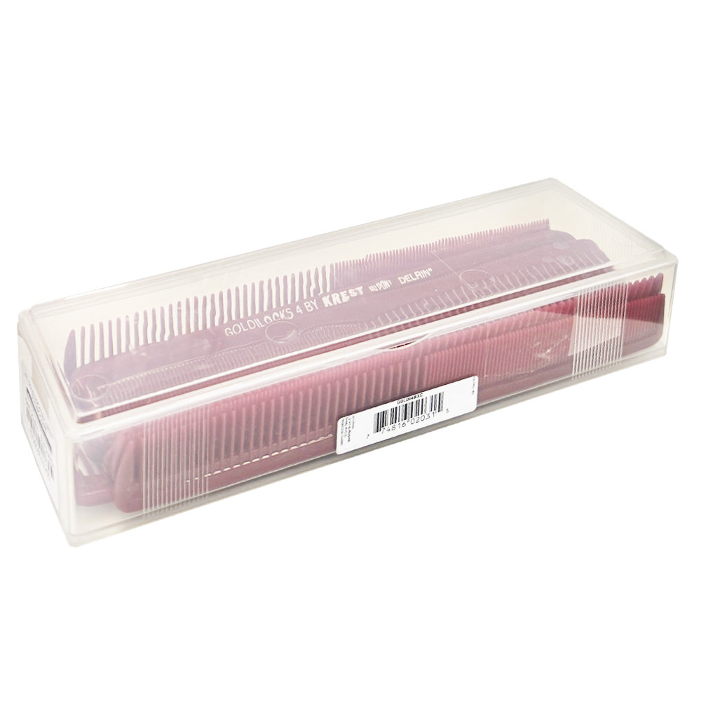 Krest Goldilocks Styling Comb #4 12Pcs GOLI4BXC 02031