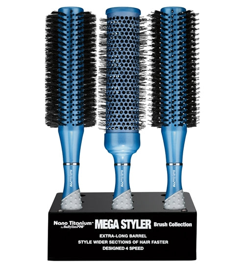 BabylissPRO Mega Styler Boar/NylonBristle BL BABNTMBBN/32504