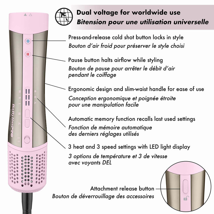 BabylissPRO Style/Switch Ionic Multi-Styler & Dryer BNTSSPK