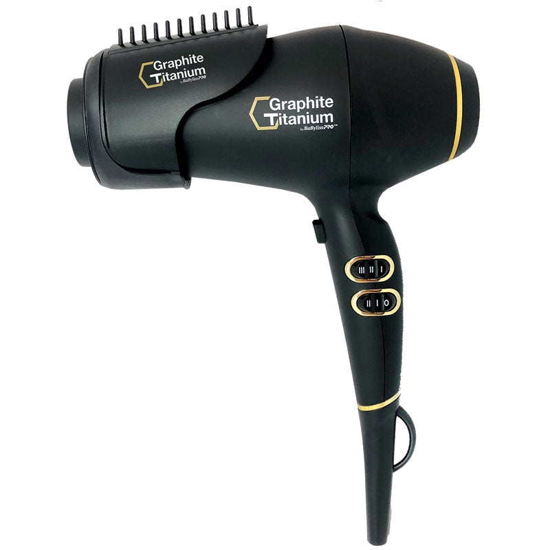 BaBylissPRO Graphite Titanium Ionic Hairdryer BGT6395C 40647