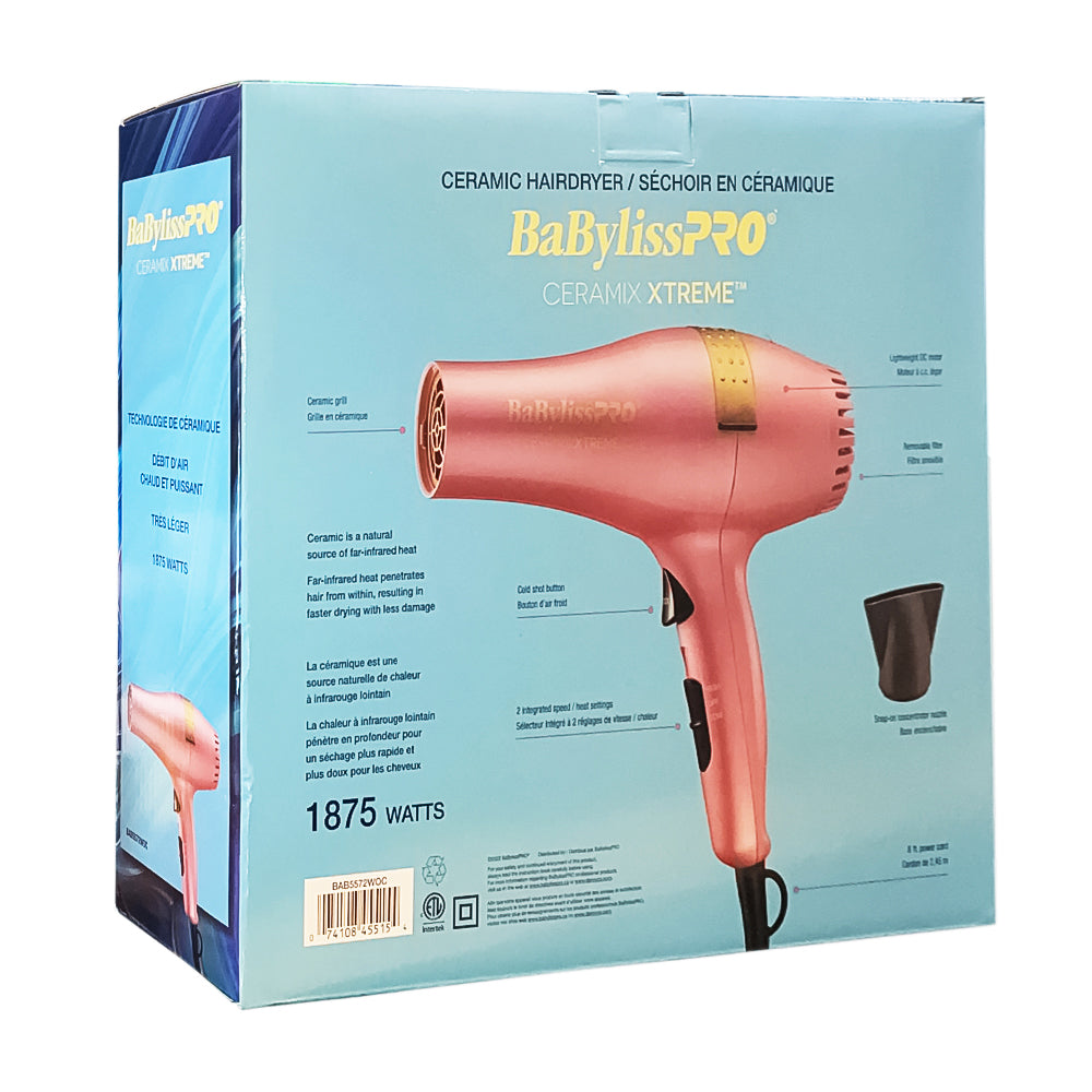 Sèche-cheveux Ceramix Xtreme de BaBylissPRO BAB5572WOC 45515