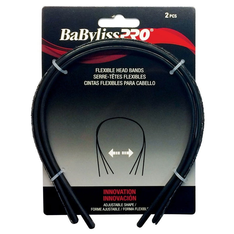 BaBylissPRO Flexible Head Bands 2pcs BK - BESHAHB1UCC/39131