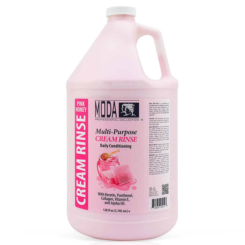 Chemco Moda Pink Honey Cream Rinse Conditionining Gal 45012