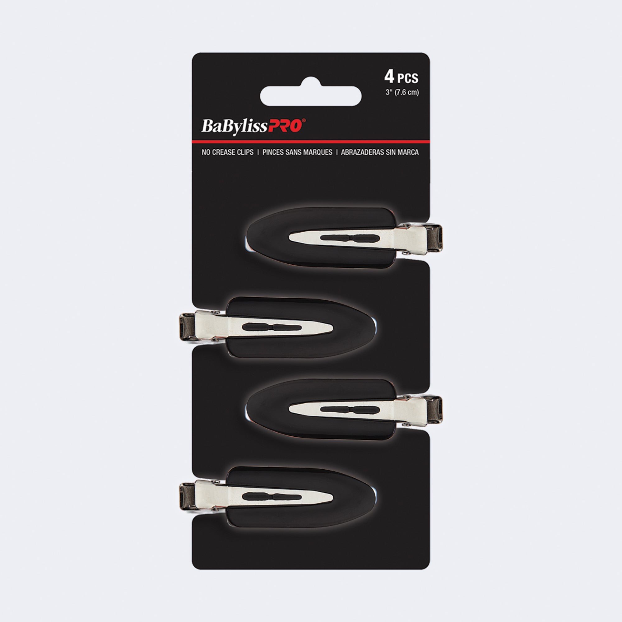 BaBylissPRO No-Crease Hair Clips BESPRO75BKUC 46751
