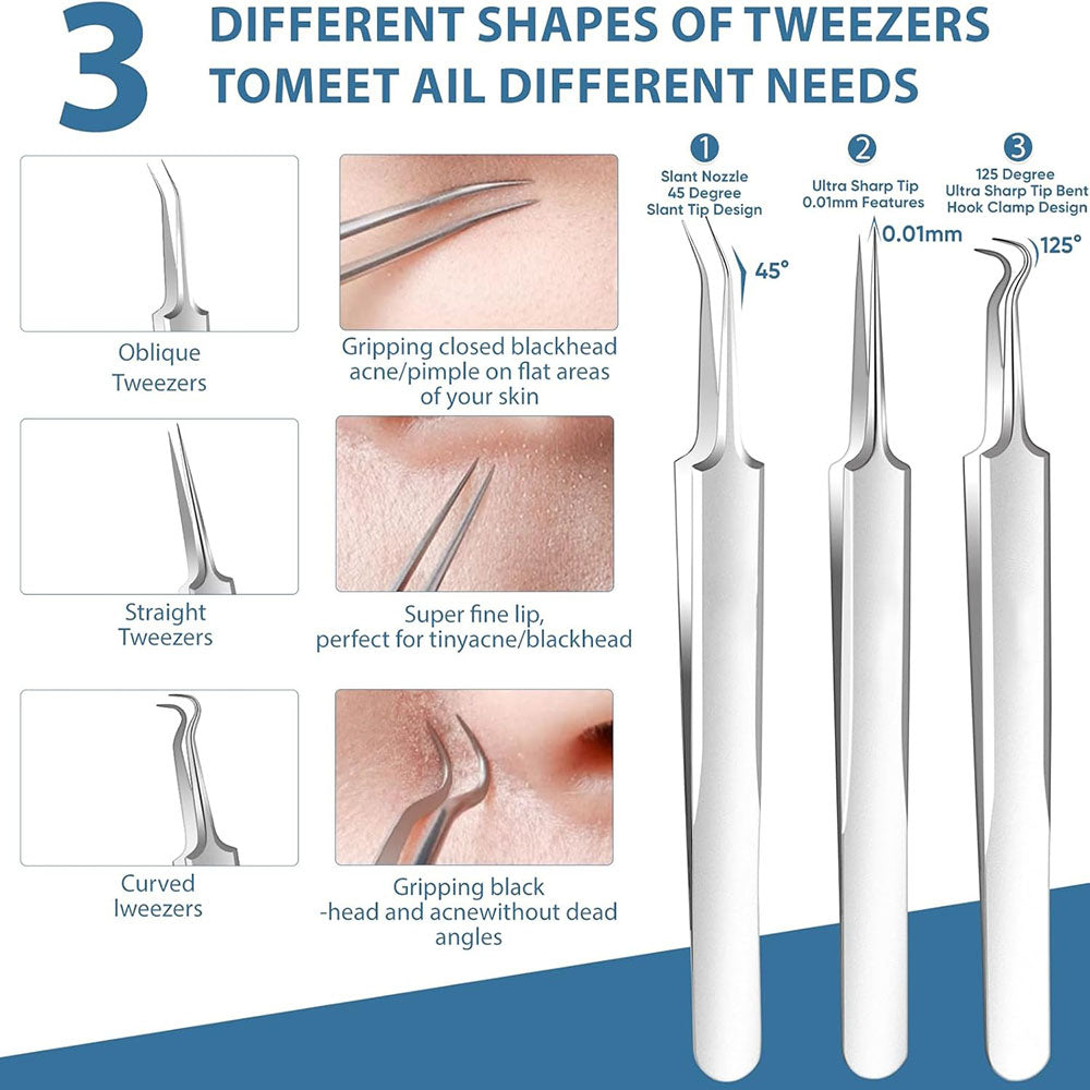 11Pcs Acne Pimples Blackhead Remover Set 45950