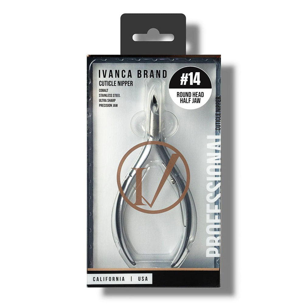 Coupe-cuticules Ivanca Brand Tête Ronde Demi-mâchoire #14 26976