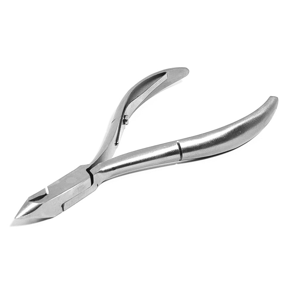 USN504F Pince à cuticules à tête carrée en acier inoxydable 1/2 mors 14