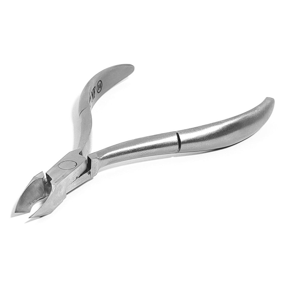 USN504F Pince à cuticules à tête carrée en acier inoxydable 1/2 mors 14