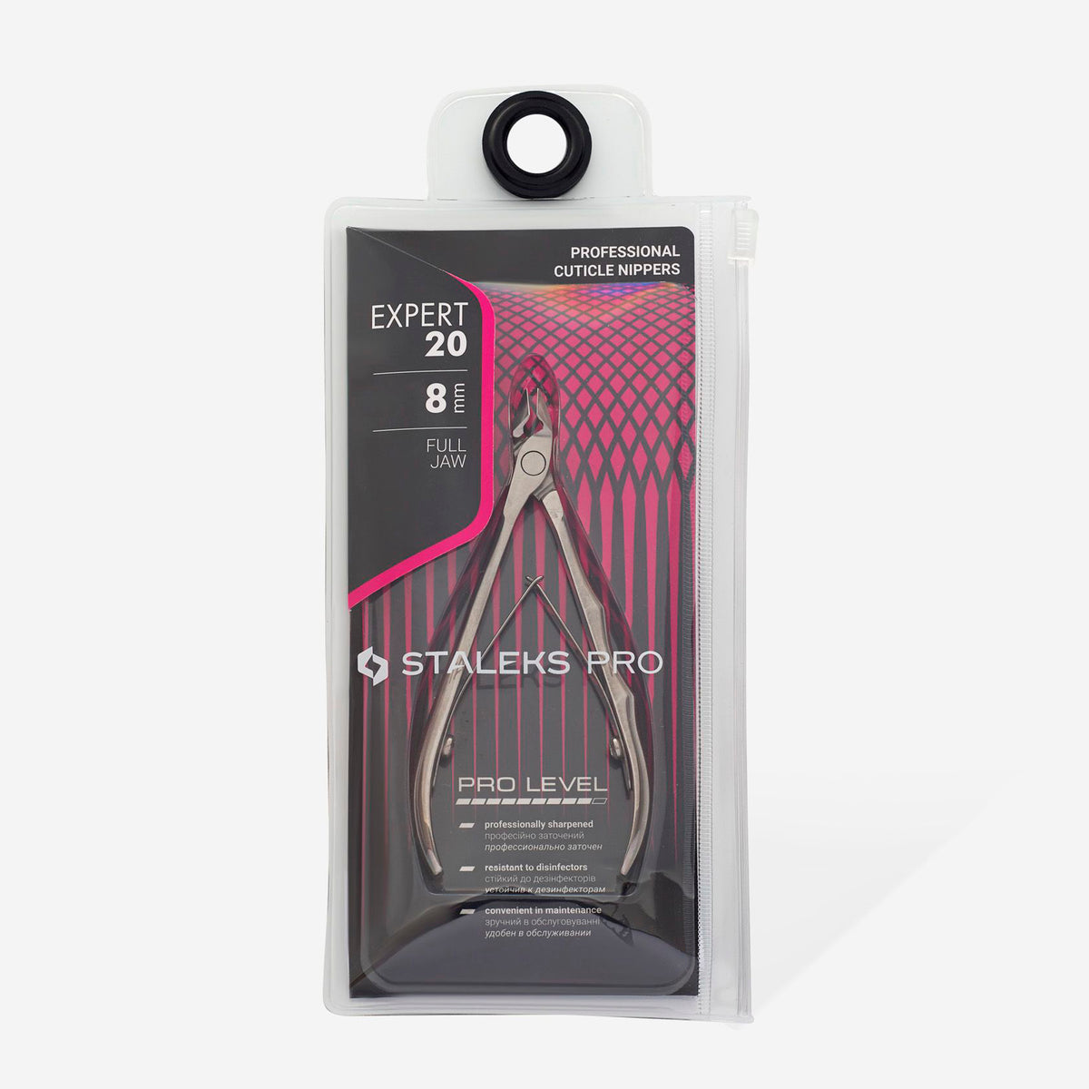 Staleks Pro Pince à Cuticules EXPERT 20 Mâchoire 8 mm #108 72387