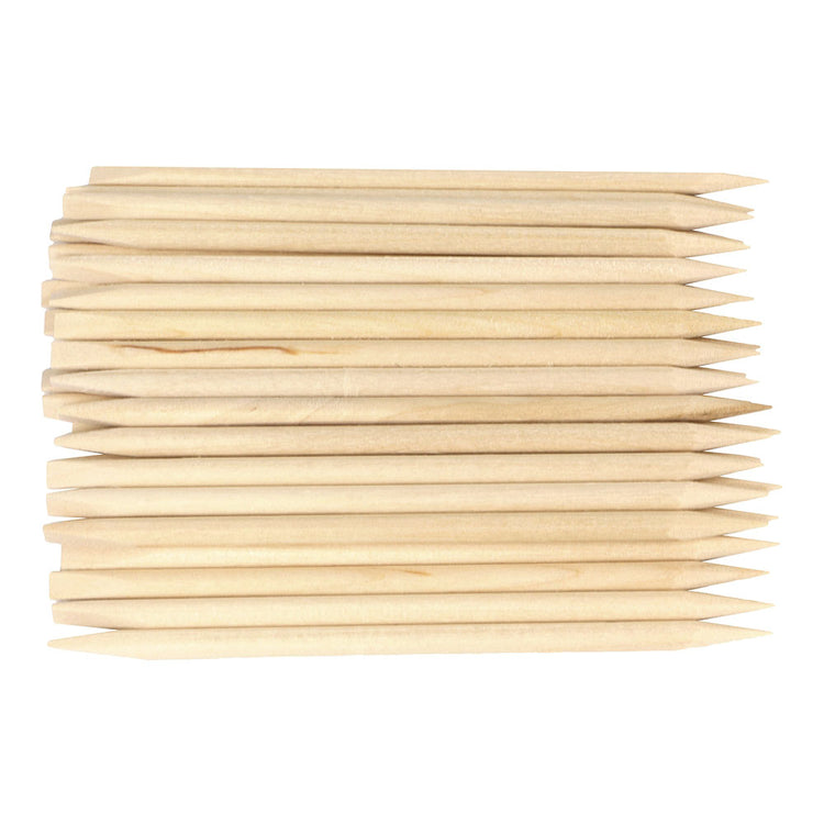 Silver Star Wooden Stick 90MM 100pcs 3.5" FH MB4